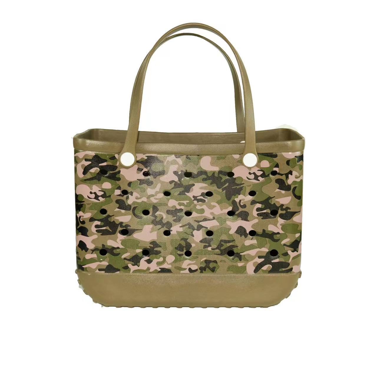 Wholesale Cow Pattern Leopard Pattern Cave Bag Beach Storage Bag EVA Outdoor Basket Pet Bag